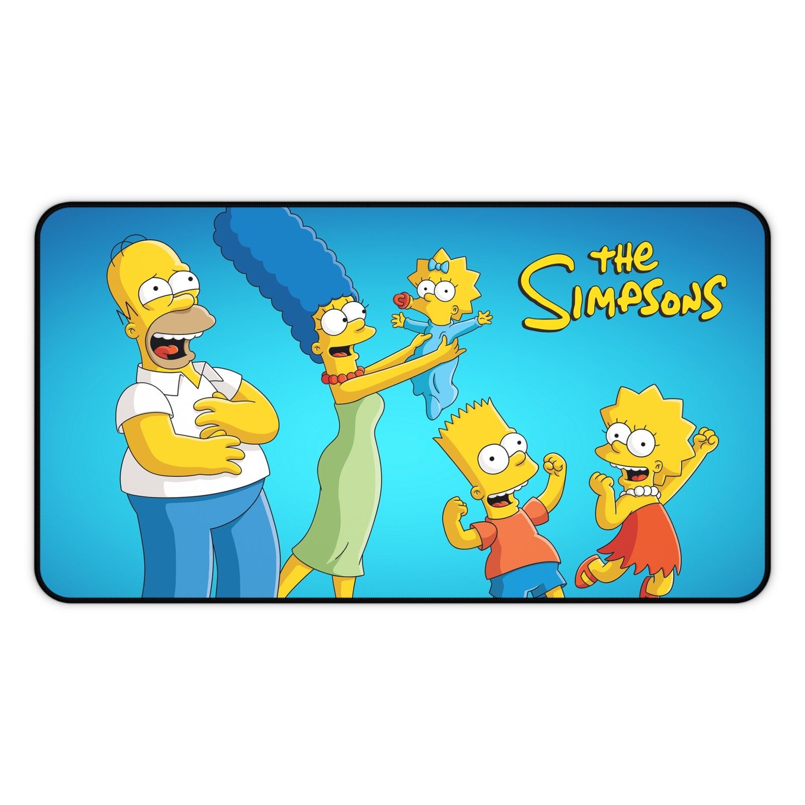 The Simpsons - Happy Family - Multiple Sizes - Desk Mat Mouse Pad