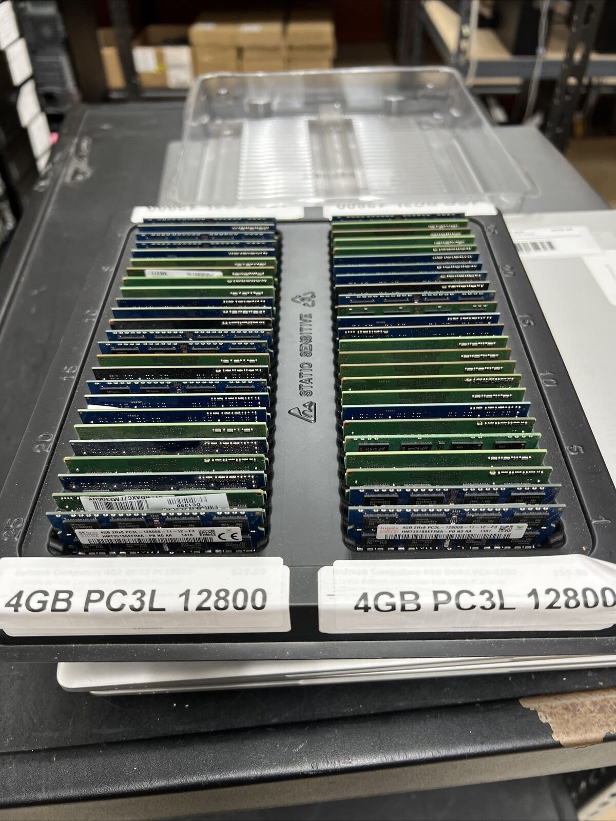 Lot of 50 4GB PC3L-12800 DDR3L Laptop Ram Sticks Mixed Manufacturer
