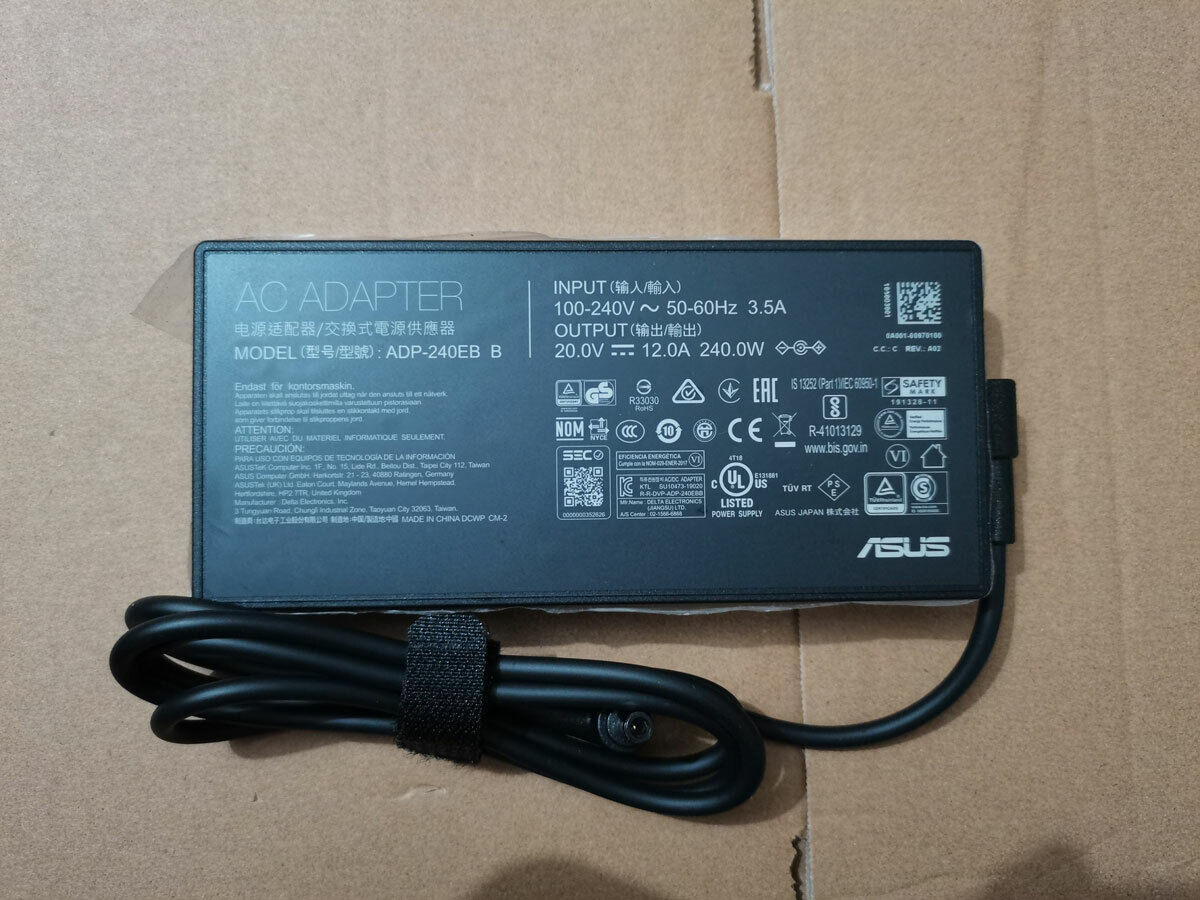 New Original Asus 20V 12A 240W Power Charger for Asus ROG Zephyrus G14 GA402XY
