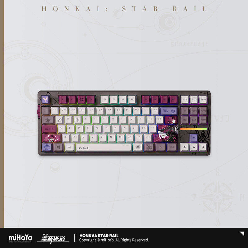 Official miHoYo Honkai Star Rail Kafka RGB Mechanical Keyboard Backlit Keyboard