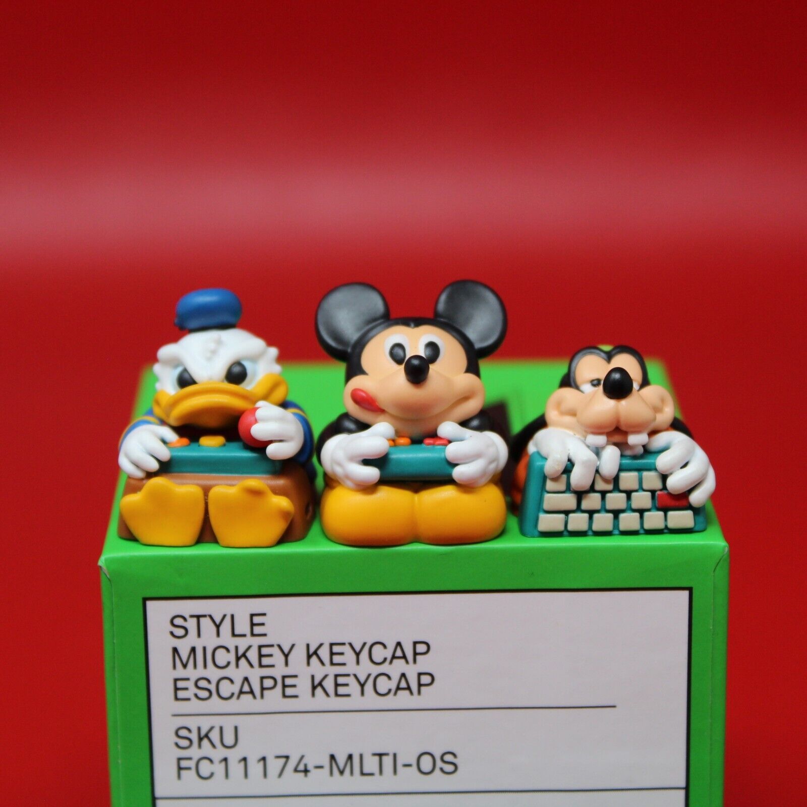 Disney Mickey Mouse Donald Duck and Goofy FaZe Clan x Dwarf Factory Keycaps Rare