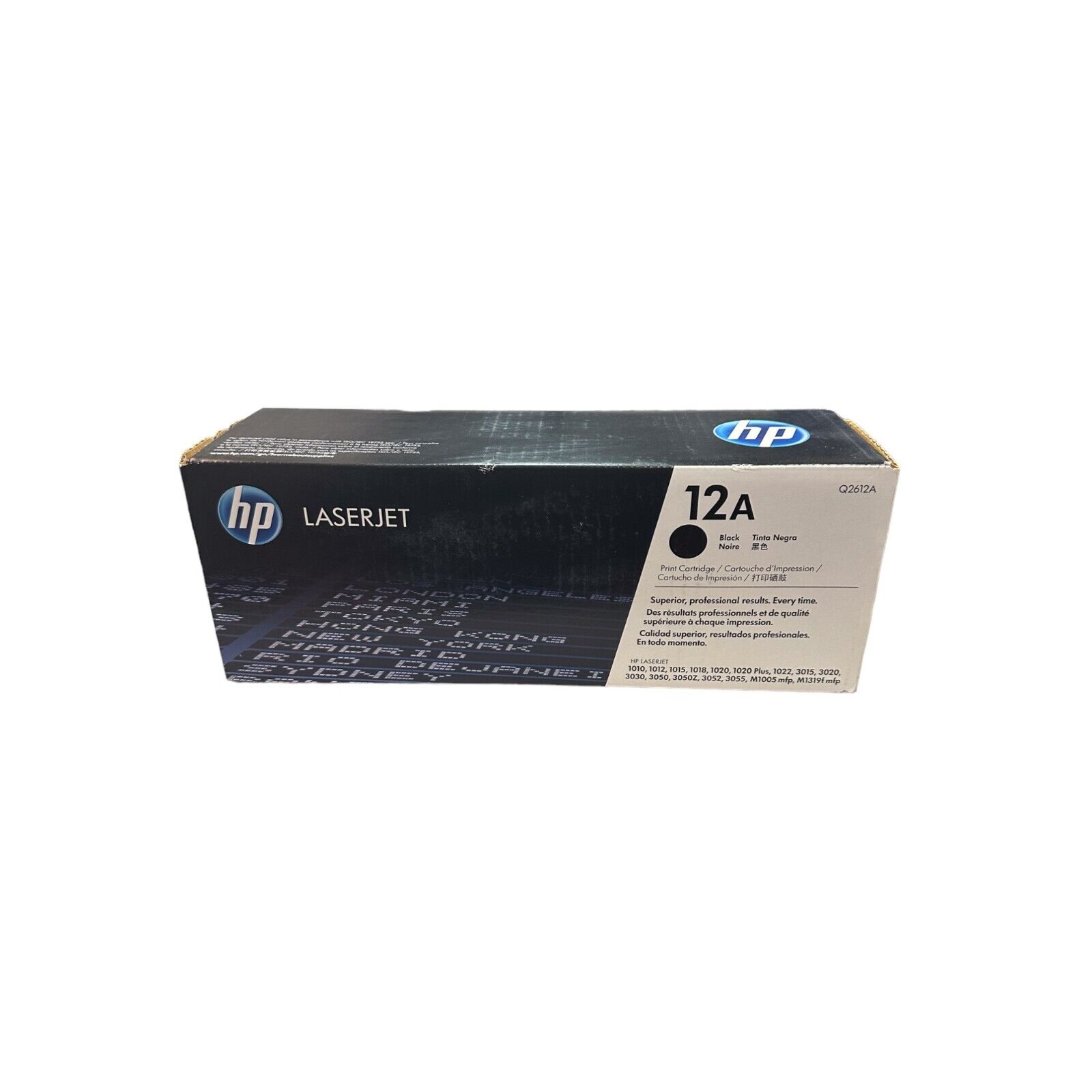 HP Q2612A (12A) Hewlett Packard Black Toner Cartridge Genuine OEM New Sealed