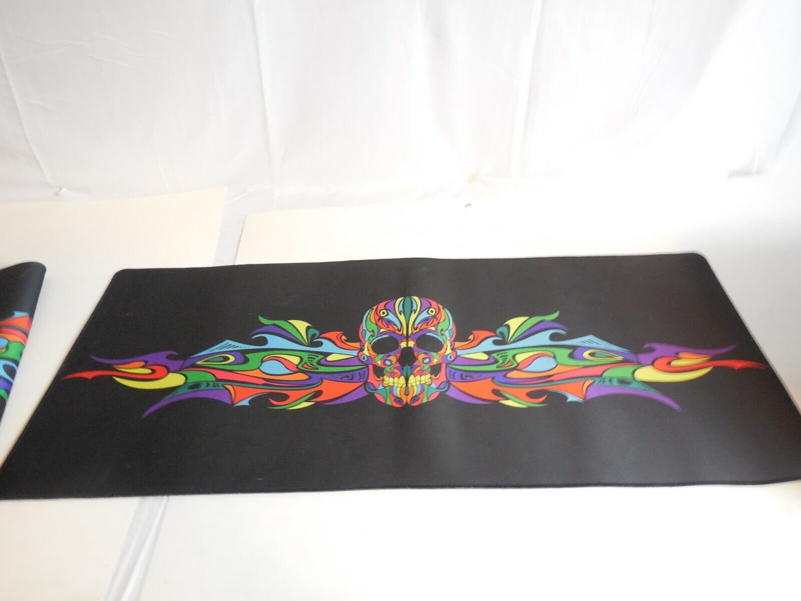 A5 Mouse Pad Colored Skull Gaming Lg Laptop Computer Keyboard Desk Mat XL 34x16