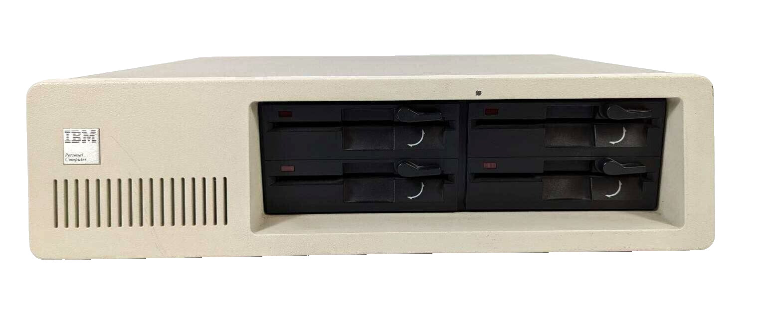 Vintage 1981 IBM 5150 Personal Computer Five 5 Drives w/ Dial Up Modem Installed