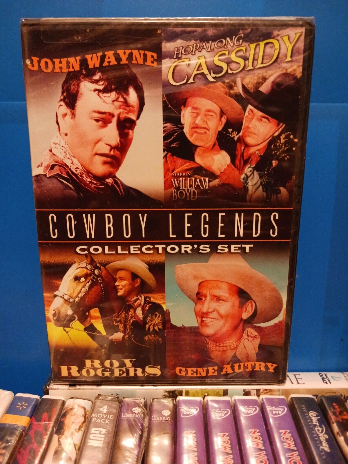 COWBOY LEGENDS COLLECTORS SET JOHN WAYNE HOPALONG CASSIDY ROY ROGERS DVD NEW 