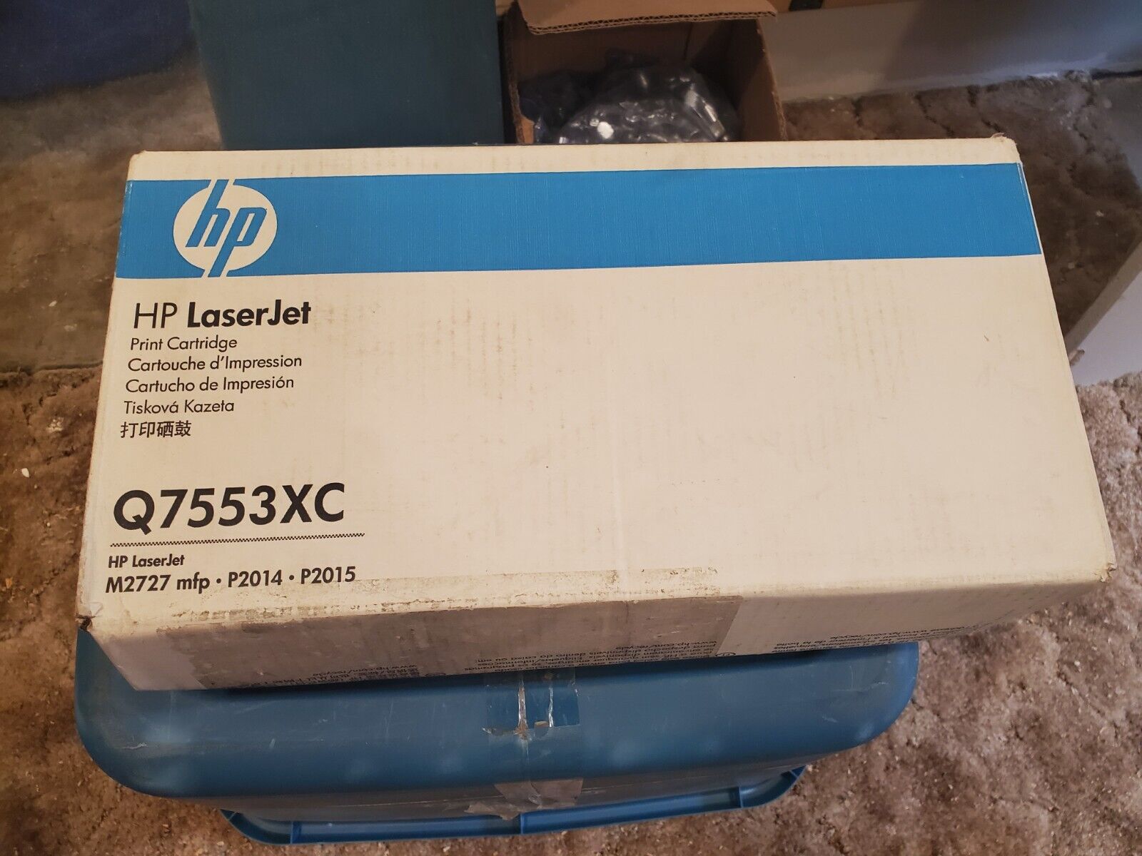 New OEM HP Laserjet Q7553XC Print Cartridge Toner M2727 P2014 P2015 - Sealed