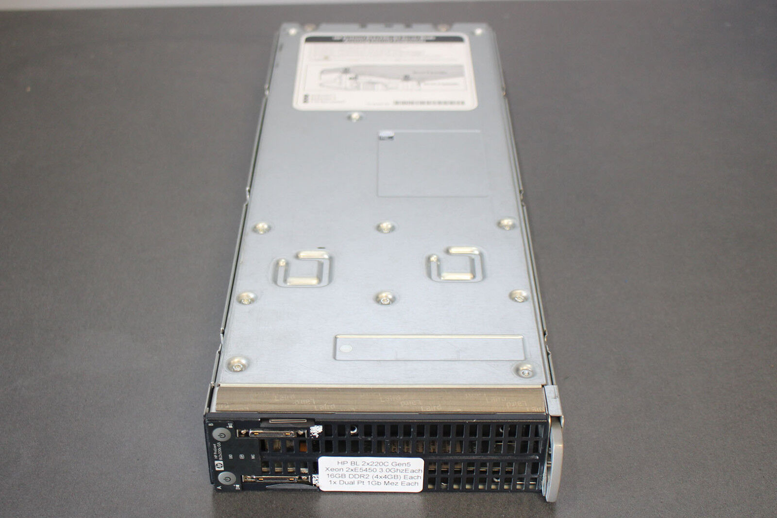 HP BL2x220c G5 Blade Server - (4) Xeon E5450 Quad Core 3Ghz / 32 GB RAM / NO HDD
