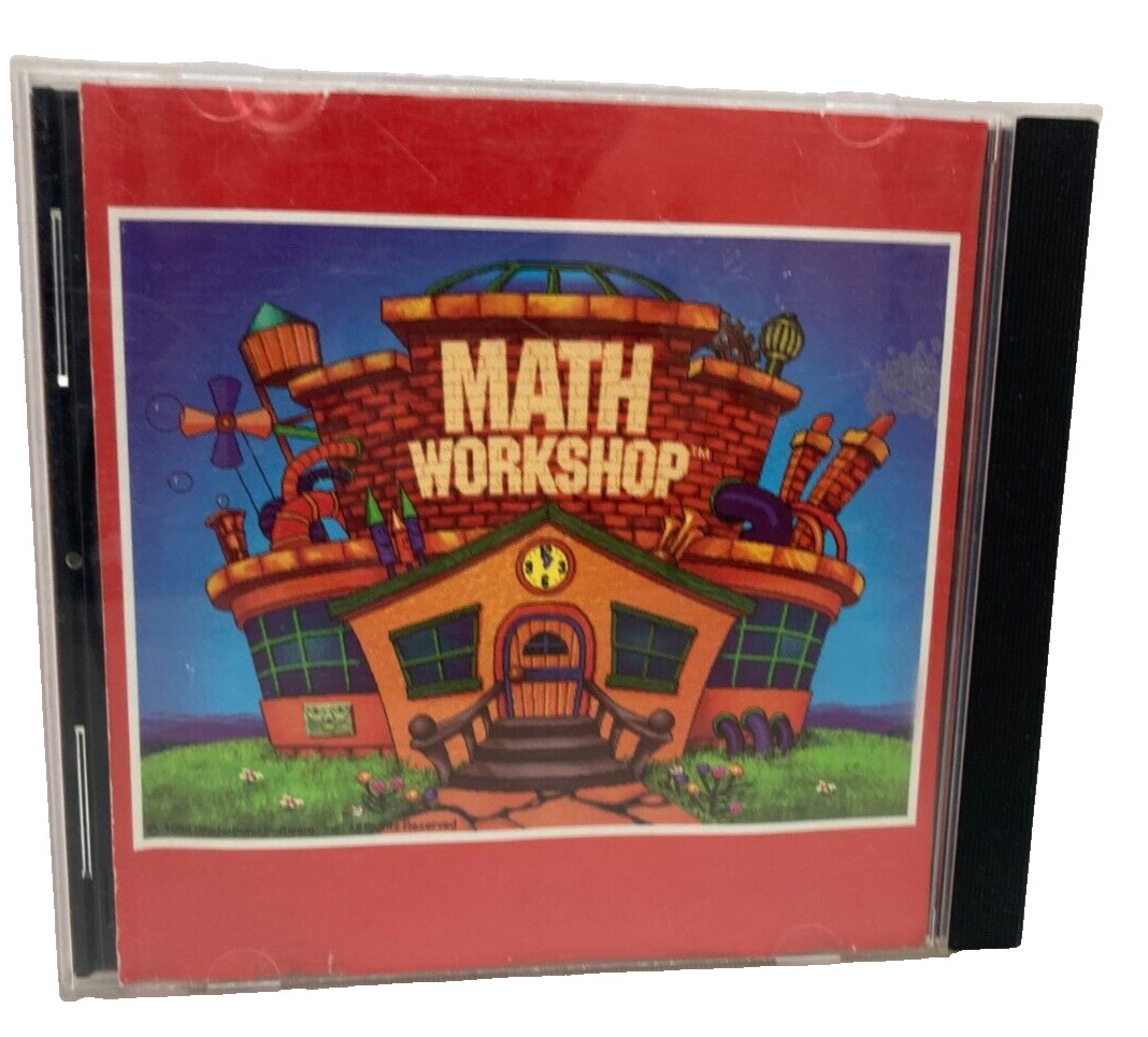 RARE - Math Workshop Broderbund CD-ROM 1994