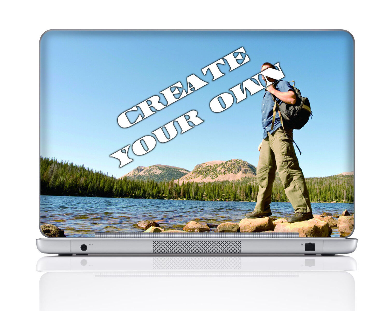DJ Laptop Notebook Skin Sticker Decal Wallpaper w. Personalized Customized Image