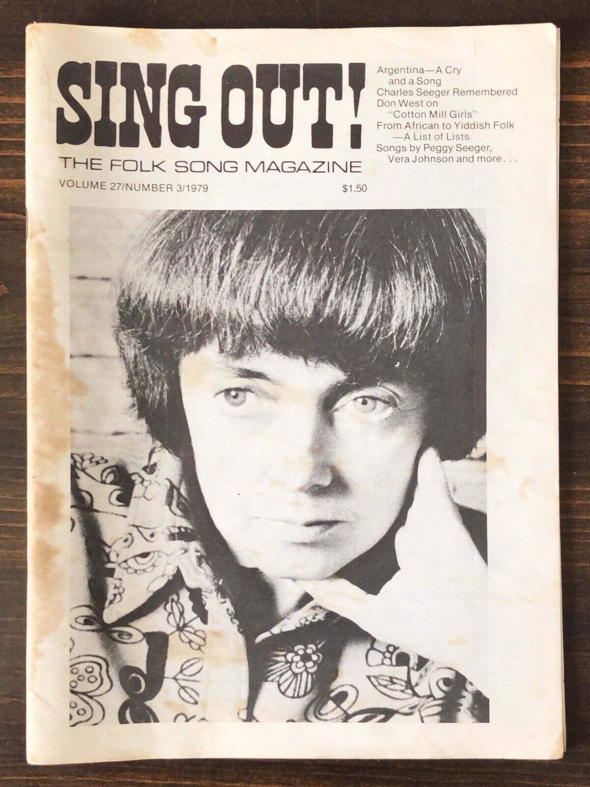 Sing Out Magazine May/June 1979 Leda Valladares, Charles Seeger, Richard Nixon