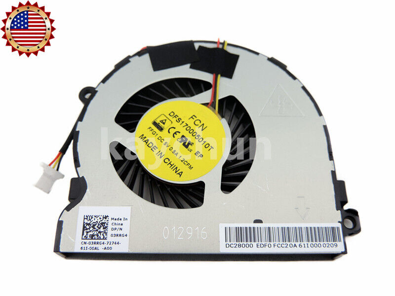 Original CPU Cooling FAN for Dell Inspiron 15-5547 15-5548 15.6\