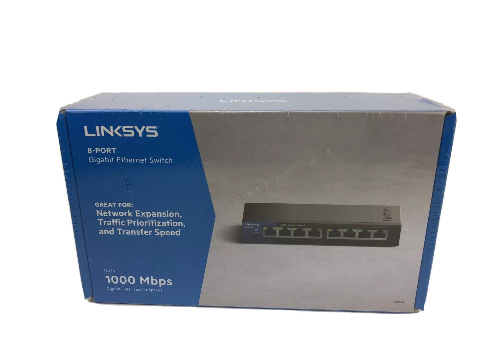 LINKSYS - CONSUMER SE3008  8PORT WIRED SWITCH New