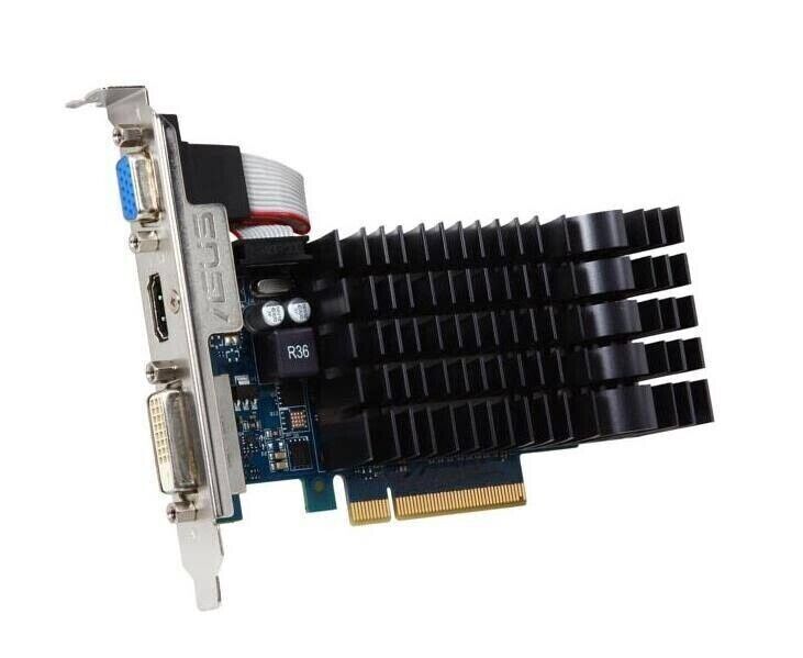 ASUS NVIDIA GEFORCE GT 730 2GB GT730-SL-2GD3-DI  DVI/HDMI/VGA PORTS