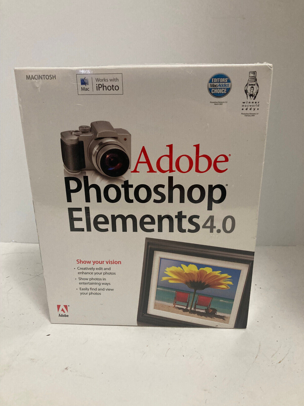 2006 Adobe Photoshop Elements 4.0 for Mac Sealed