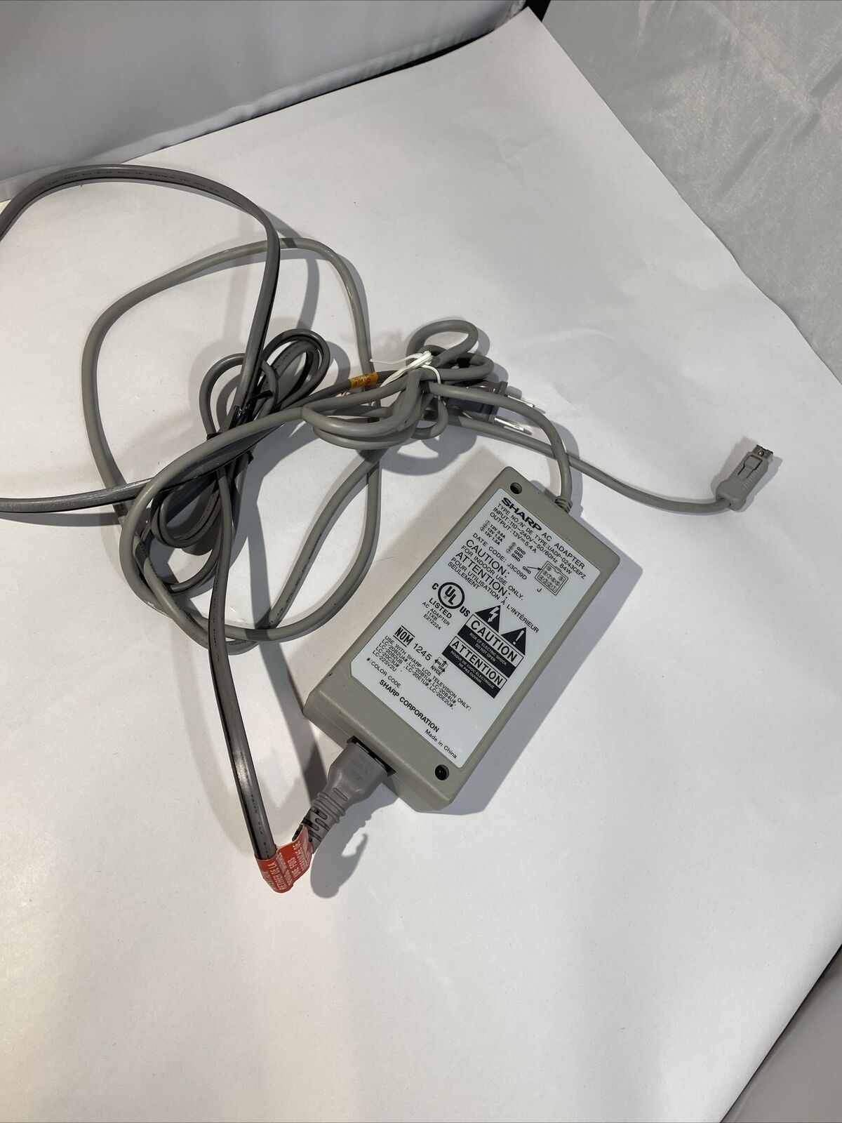 Sharp AC Adapter UADP-0243CEPZ 13V 5.4A Power Supply For LC-20 Series TVs TESTED