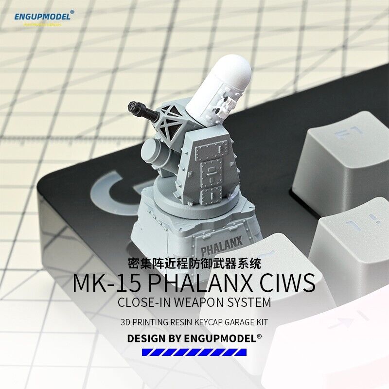U.S Navy MK-15 Phalanx CIWS 3D Printing Resin Keycap/Garage Kit for Cherry MX