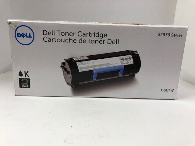Dell GGCTW Black Toner Cartridge S2830 Series High Yield Genuine OEM