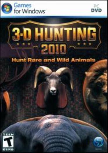 3D Hunting 2010 + Manual PC DVD hunt rare elephant savannah prairies hunter game