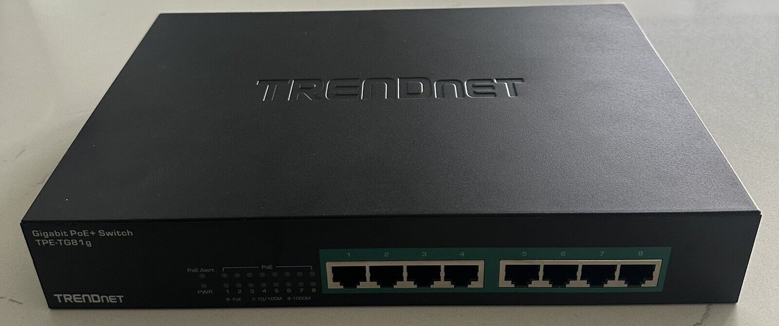 TrendNet TPE-TG81g/A POE+ Gigabit Ethernet Switch 100W