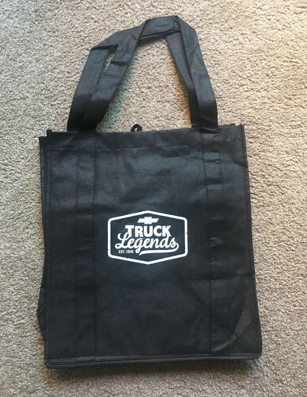 Recycle Bag W/ Chevy Truck Legends Logo - Collector’s Item - Black - New
