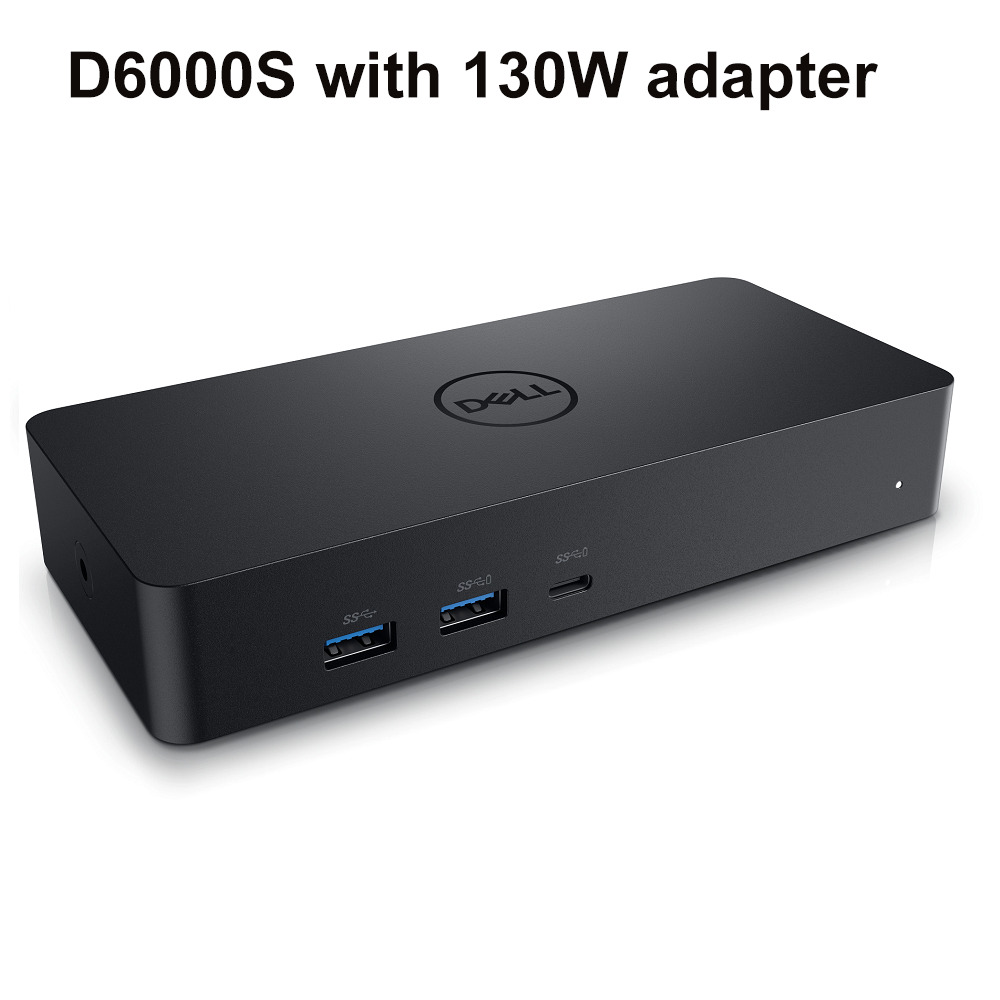 New Original For Dell D6000S Universal Dock Docking Station + 130W AC adapter