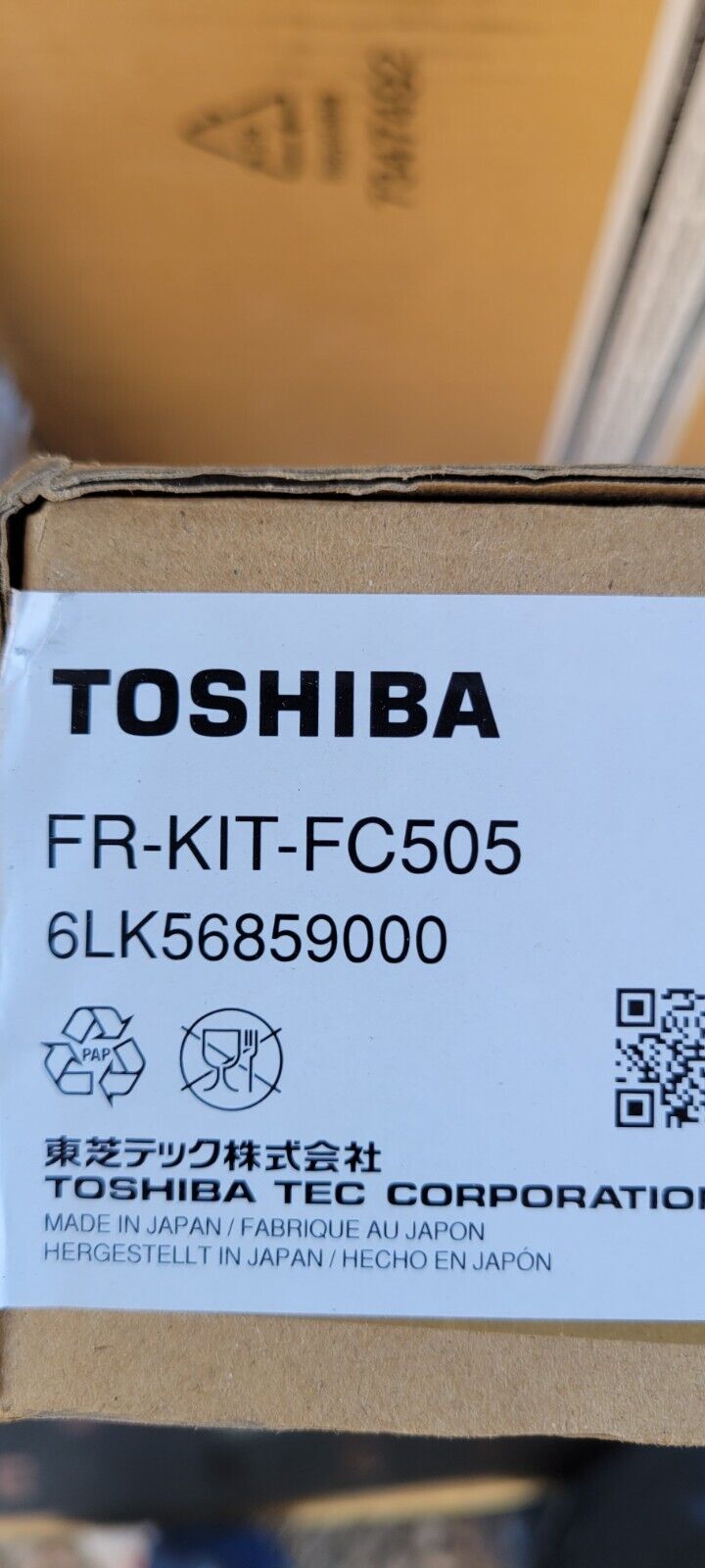 Genuine Toshiba eSTUDIO 2505AC,3005AC,3505AC FR-KIT-FC505 Fuser Rebuild Kit
