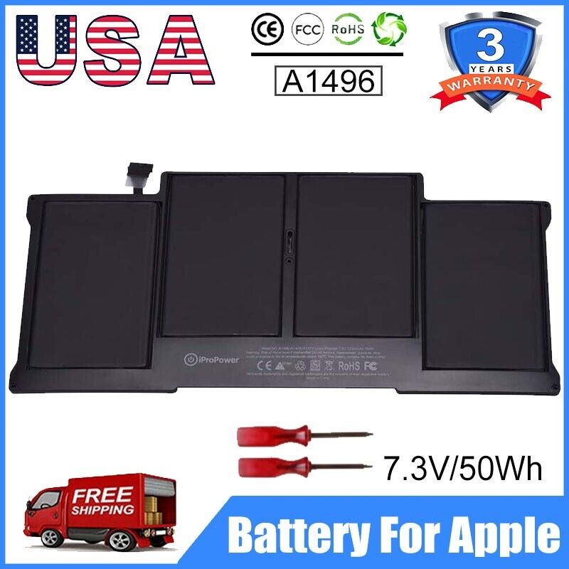 A1466 A1496 Battery for Apple MacBook Air 13\'\' A1405 A1369 2013 2014 2015 2017