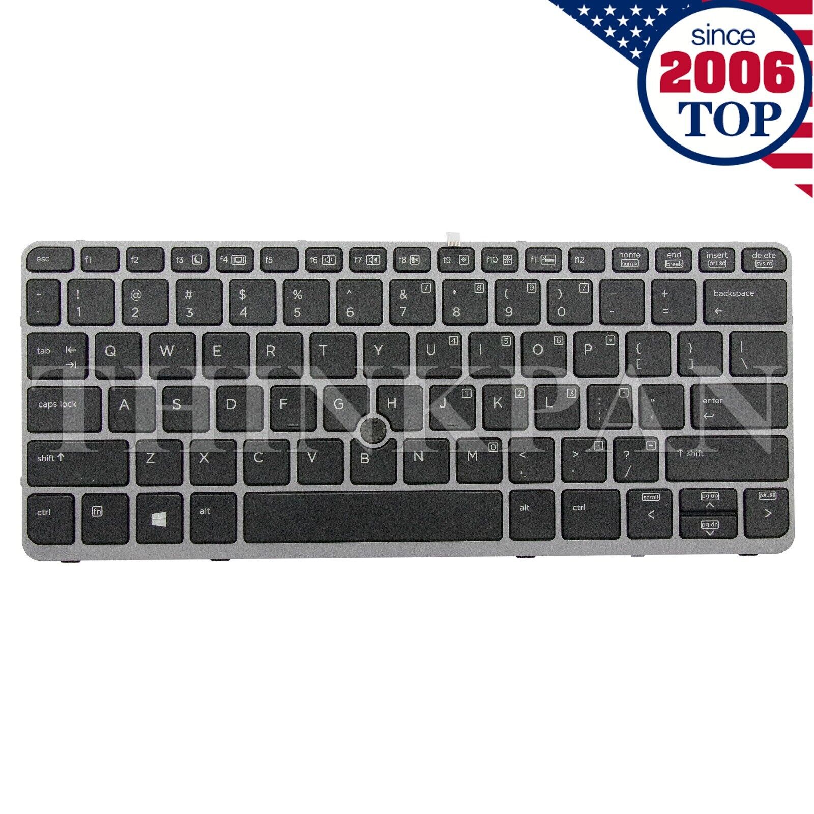 Original US Keyboard with Backlit for HP Elitebook 820 G1 820 G2 776452-001