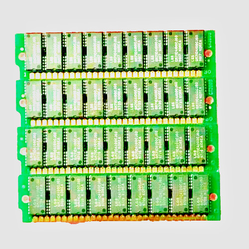 4x 4MB 30-Pin 9-chip 60ns Parity FPM Memory SIMM Apple RAM Macintosh II Lot