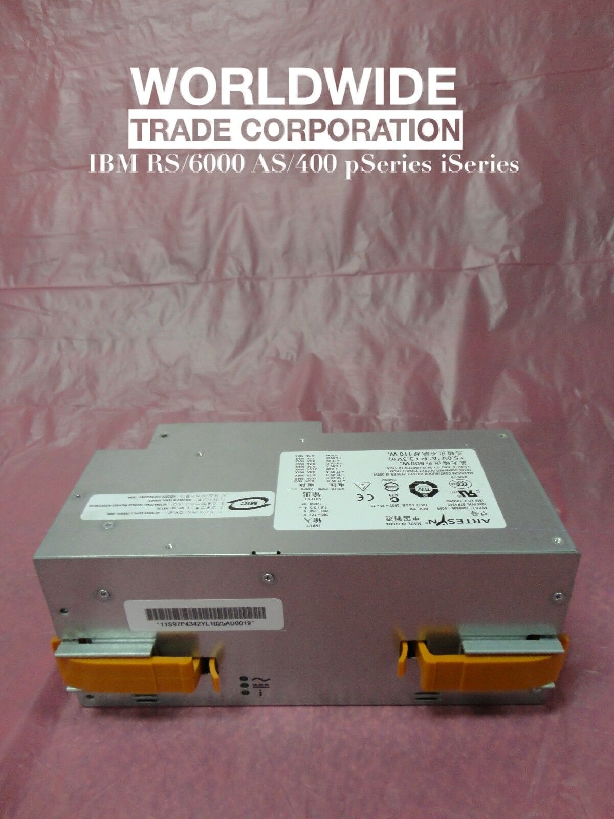 IBM 6264  97P4342 500W AC Power Supply for 9114-275 pseries