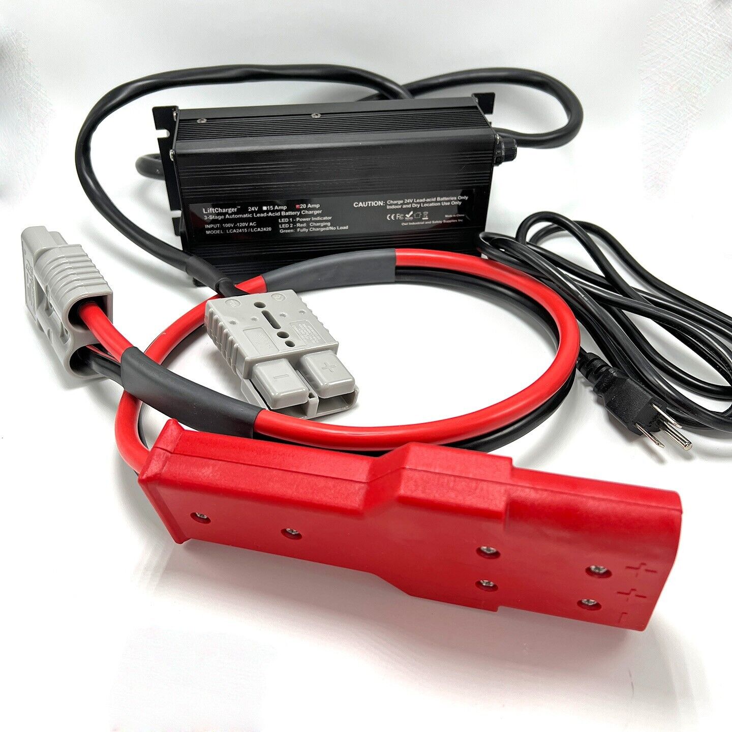 24V Ground Power Unit,Battery Charger/Tender for Aircraft with Cessna 3-Pin Plug