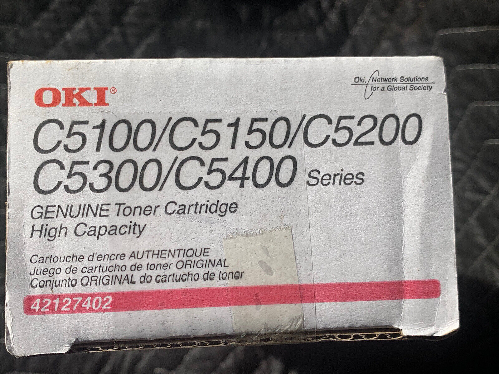 NEW SEALED Genuine OKI 42127402 Magenta High Yield Toner Cartridge 