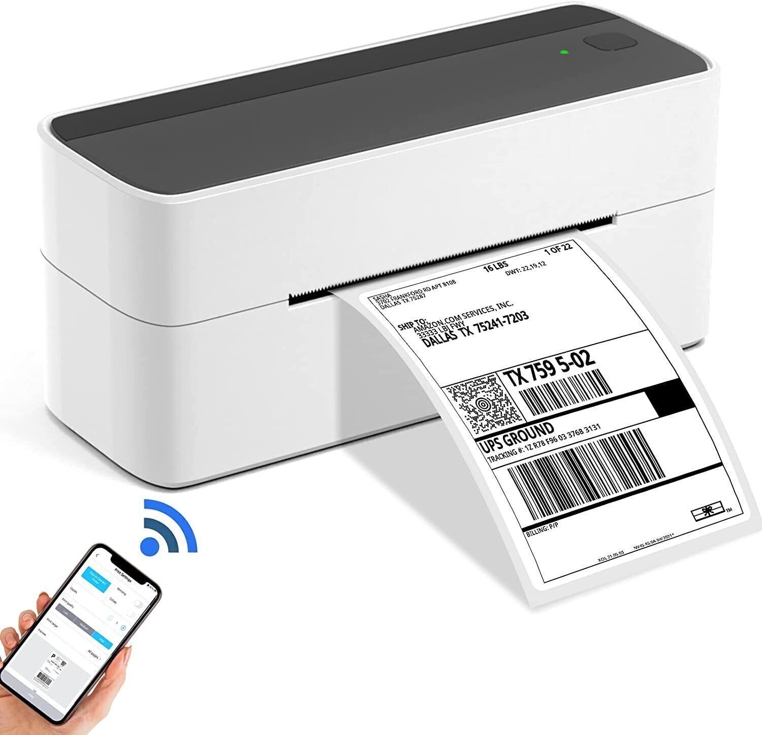 Phomemo Bluetooth/USB 4x6 Thermal Shipping Label Printer for UPS USPS eBay Etsy