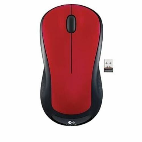 Logitech M310 Red Full Size Wireless Mouse M310 Flame Red 910-002486