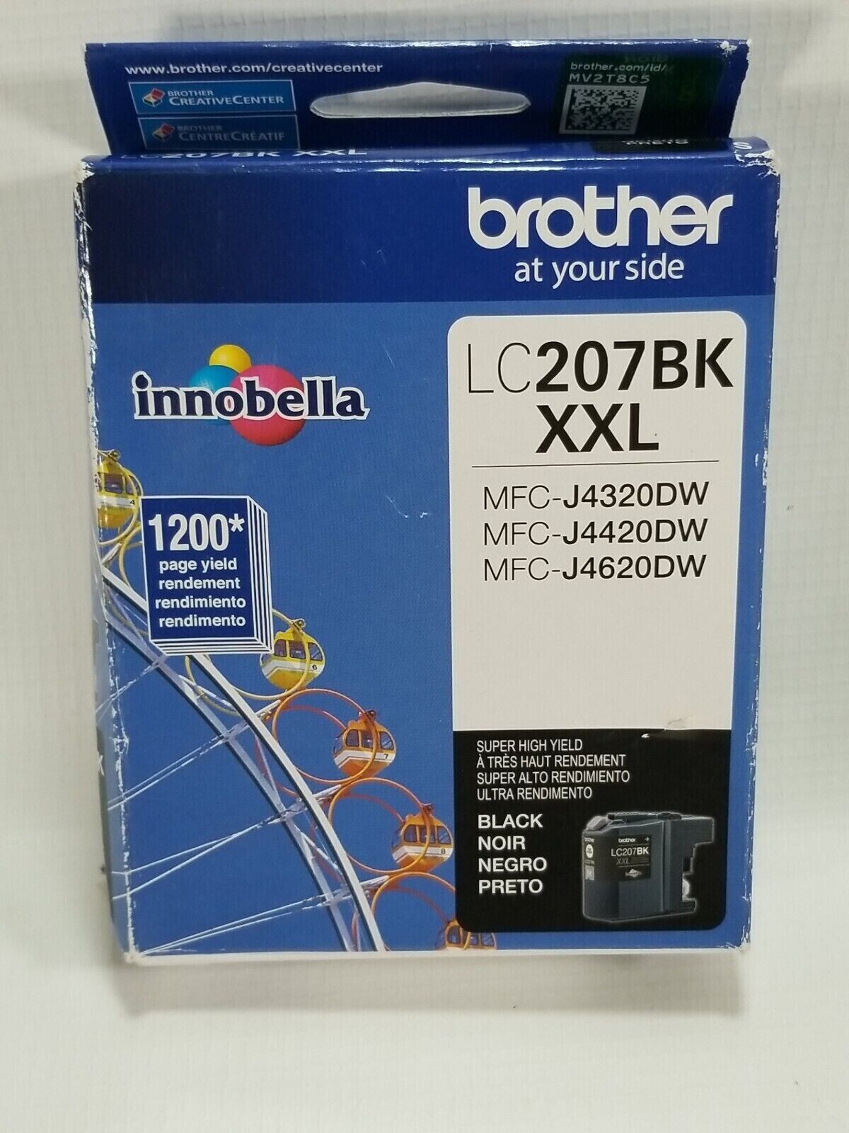 Brother LC207BK XXL Black Ink Cartridge Genuine Original - NEW