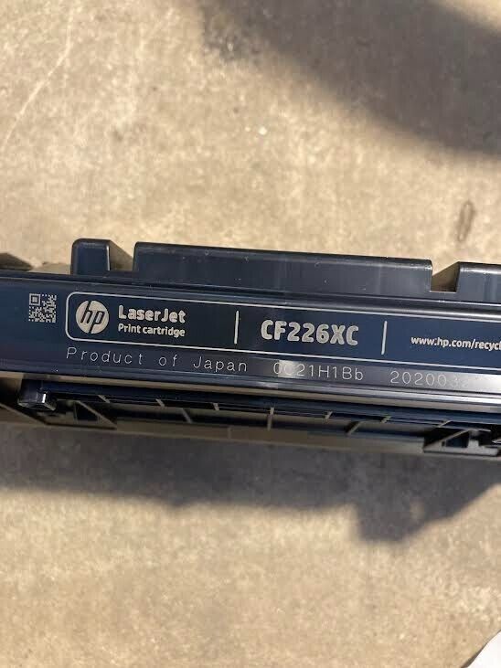 Genuine HP LaserJet M402n MFP M426 High Yield Black Toner CF226X HP 26X 100%