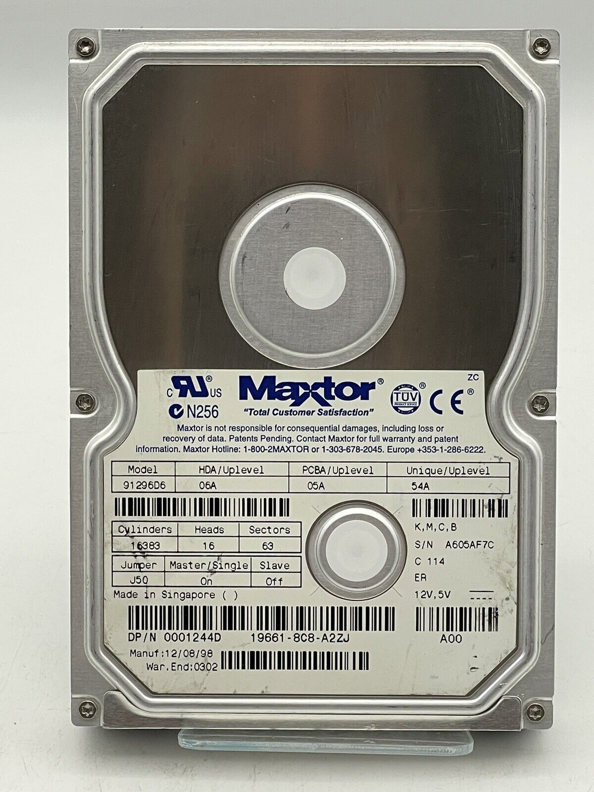 🔥🔥🔥 Vintage Maxtor 12.9GB 3.5\