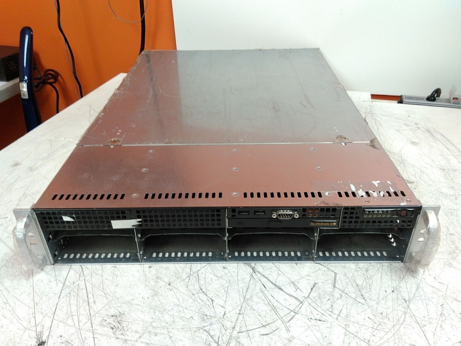 Supermicro CSE-825 2U Rackmount Server Chassis w/ USB 1x PSU No Motherboard 
