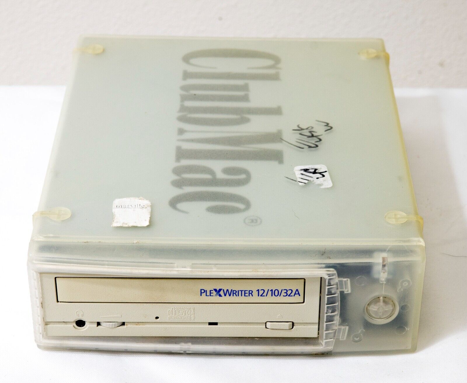 Vintage ClubMac Plextor Plexwriter PX-W1210TA firewire external storage