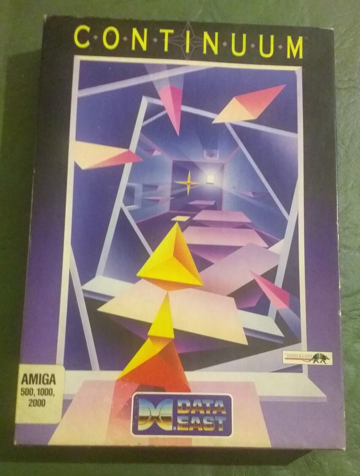 Vintage 1990 Continuum A 3 Dimensional Game for Amiga