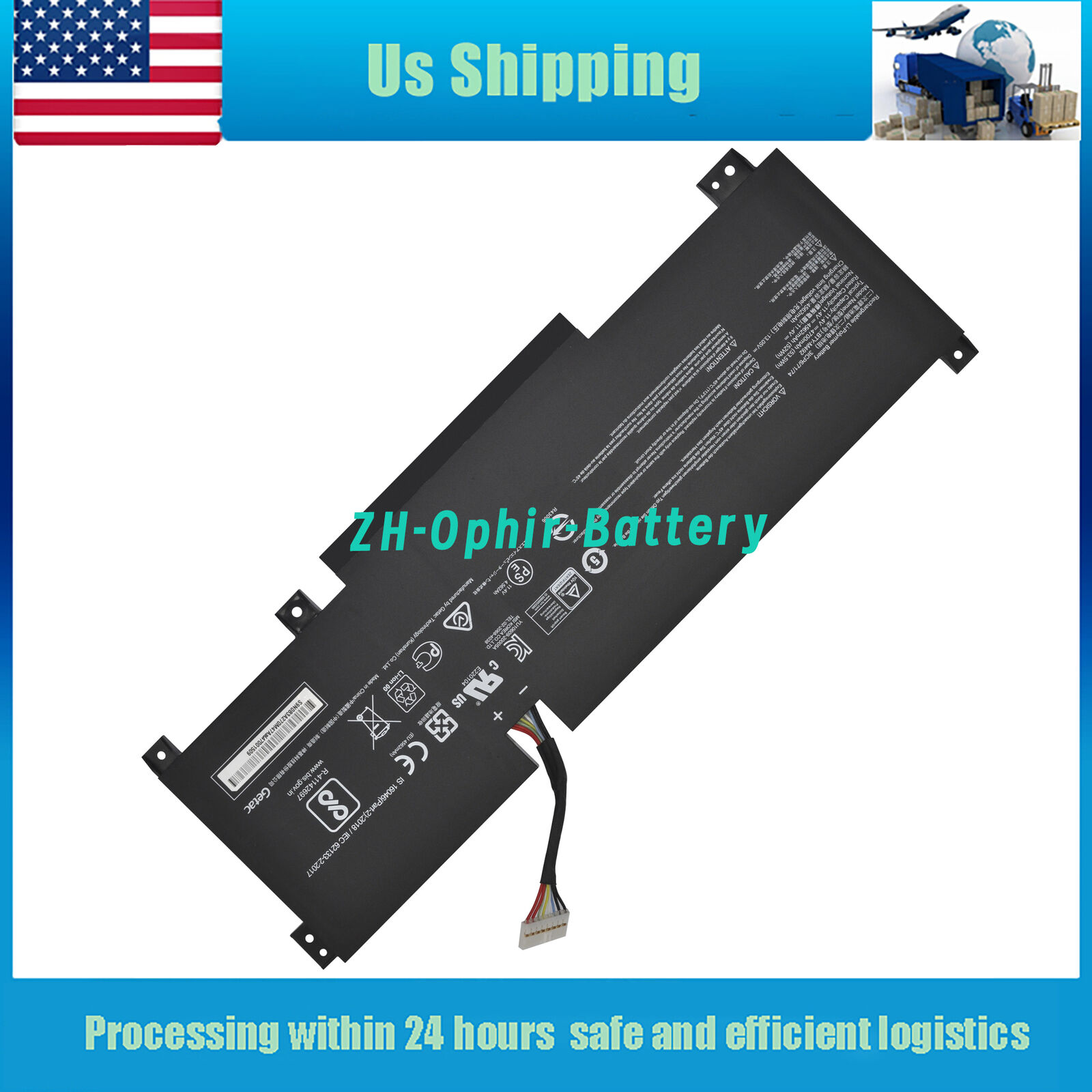 New Genuine BTY-M492 battery for MSI Pulse GL66 11UDK-076 GF76 WF76 11UJ  53.5Wh