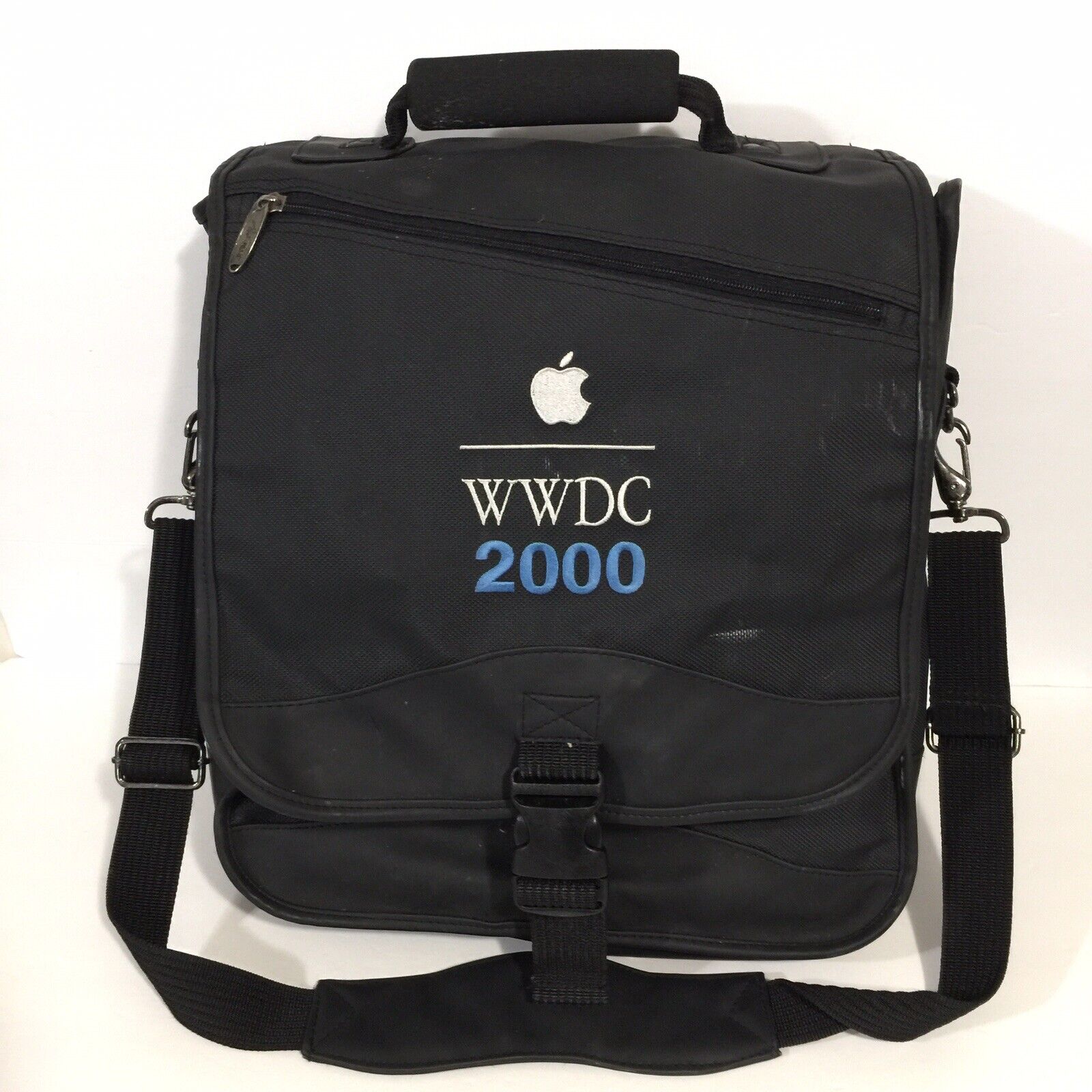 Vintage Apple Computer - WWDC 2000 - Blue Logo Bag