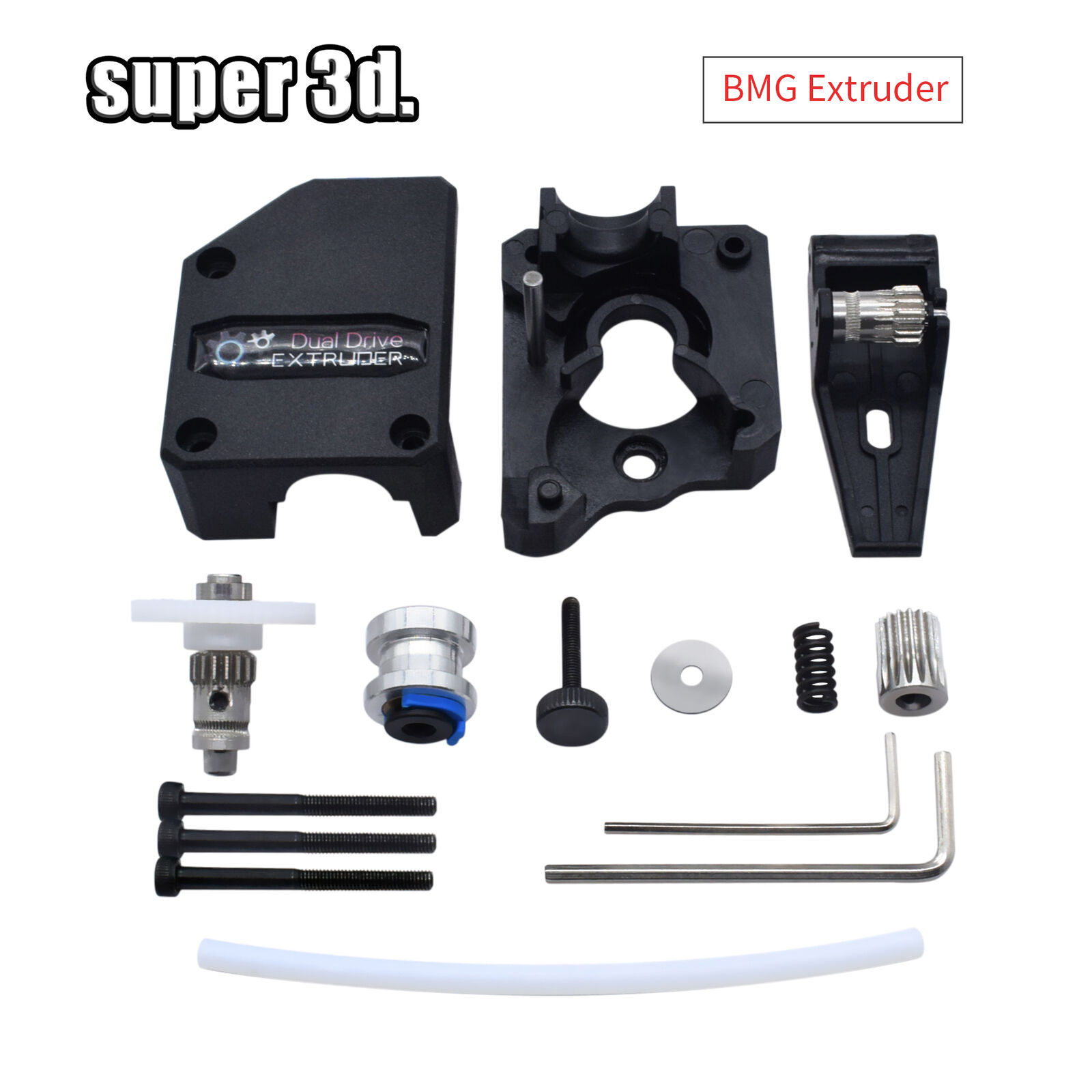 Extruder Cloned Btech MK8 Bowden Extruder Dual Drive Gear 3D Printer CR10 