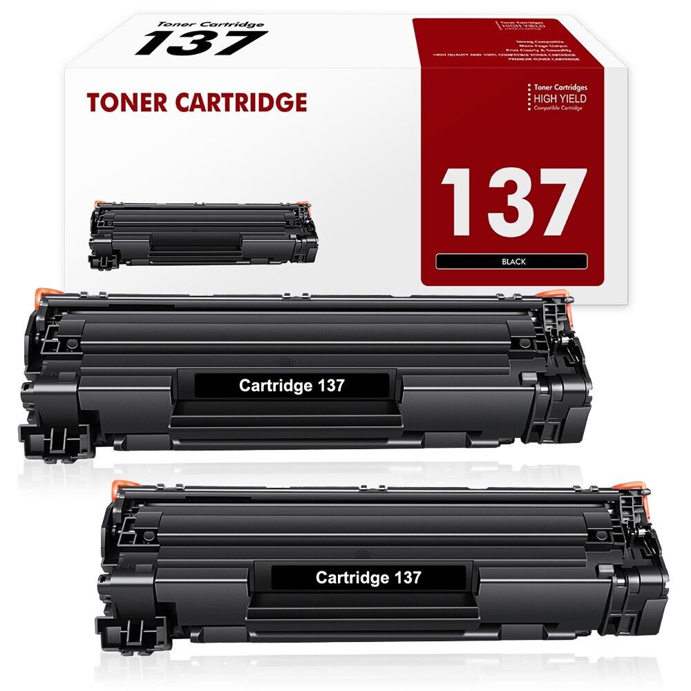 2x CRG-137 For Canon 137 Toner Cartridge ImageClass MF236n MF232w MF212w Printer