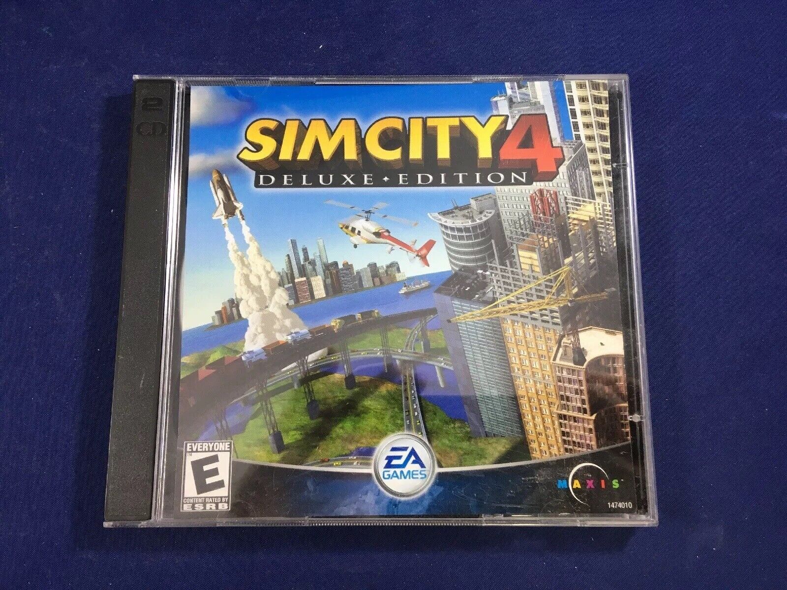 Sim City 4 Deluxe Edition  Vintage PC Game Software 2003 Electronic Arts