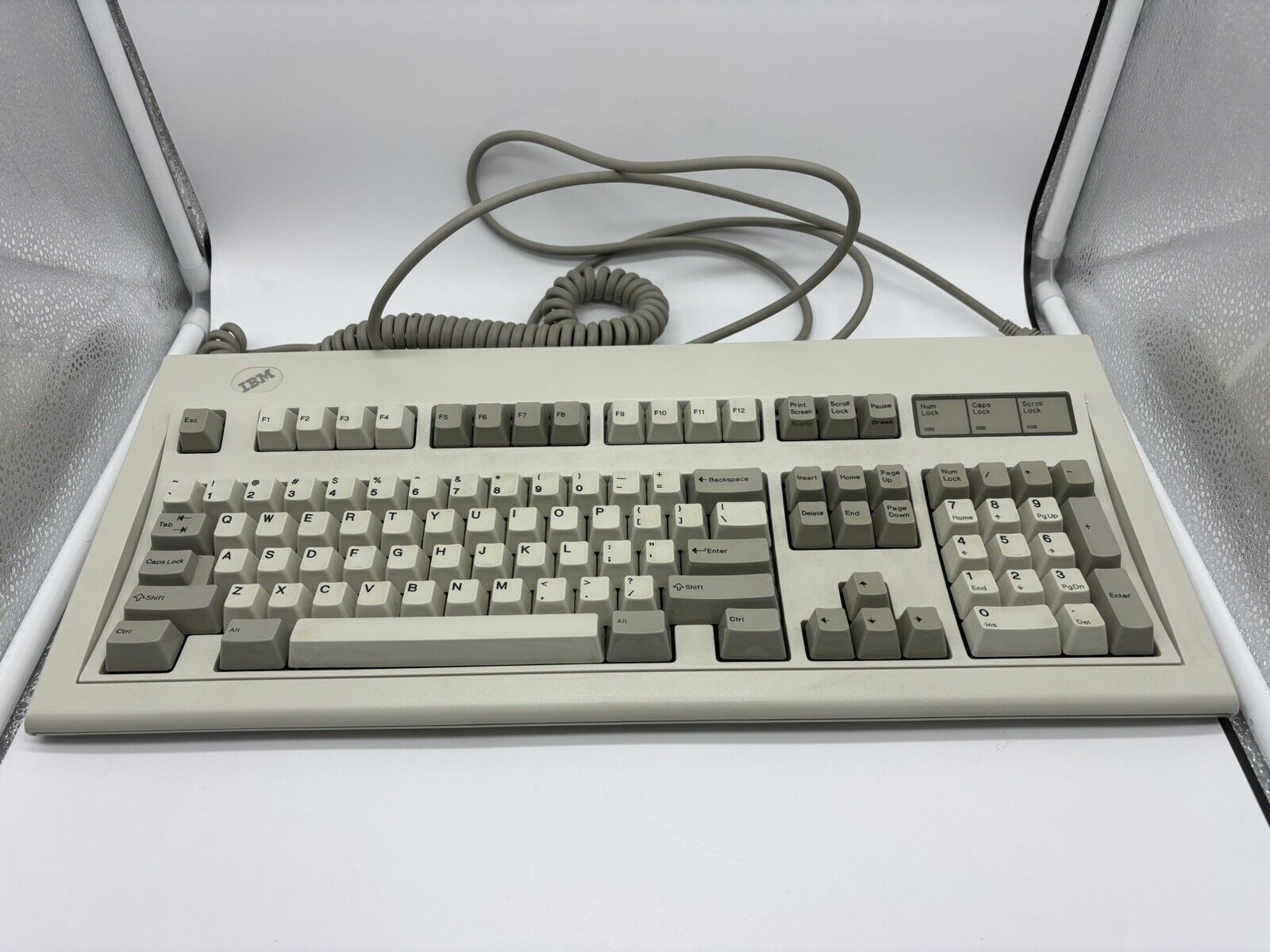 Vintage IBM 1391401 Model M Keyboard Clicky Keys Buckling Spring PS2 Untested