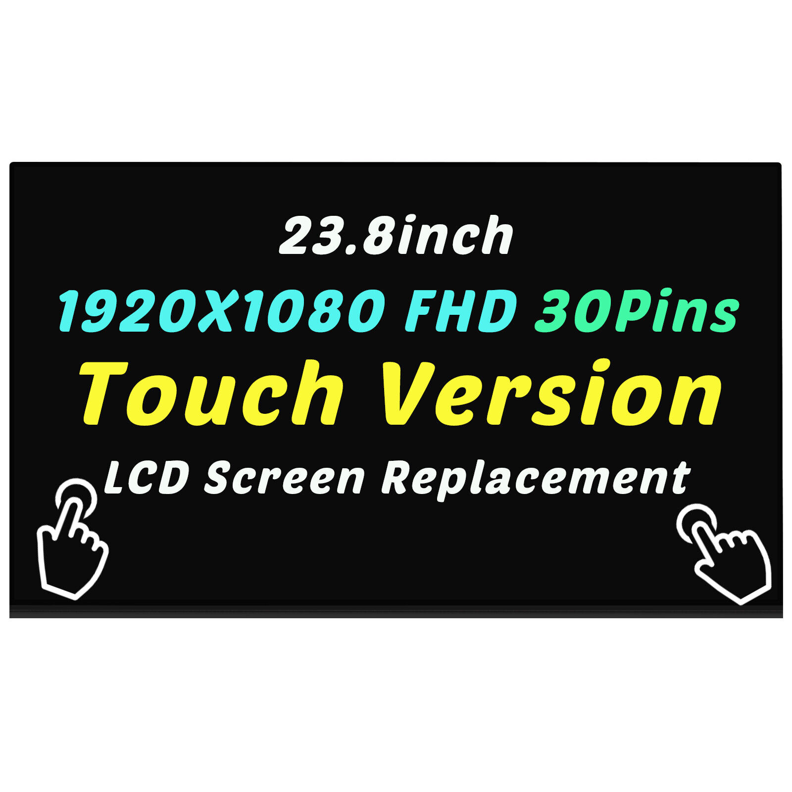 for ASUS M241 M241DAT Replacement 23.8in LG LM238WF5 FHD LCD Touch Screen Panel