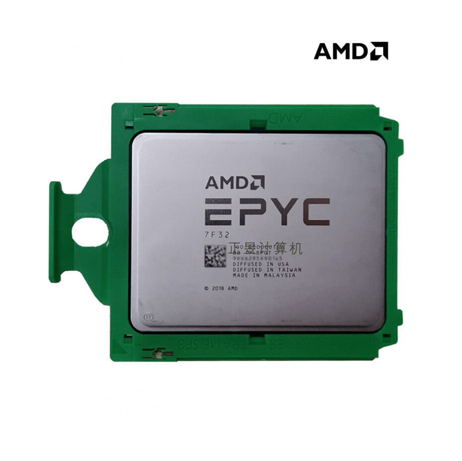 AMD EPYC 7F32 3.7 GHz 8 CORE 128MB 16threads 7nm 180W Zen 2 ROME CPU
