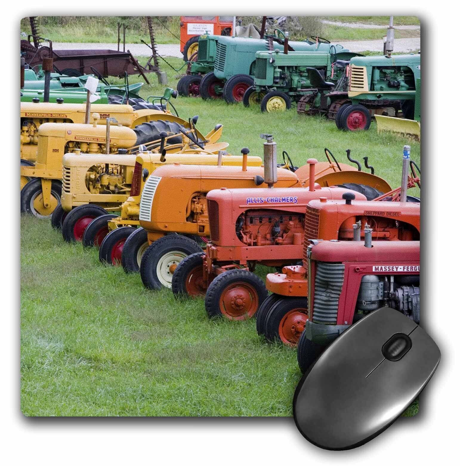 3dRose Vermont, MANCHESTER Antique Farm Tractor - US46 WBI0005 - Walter Bibikow