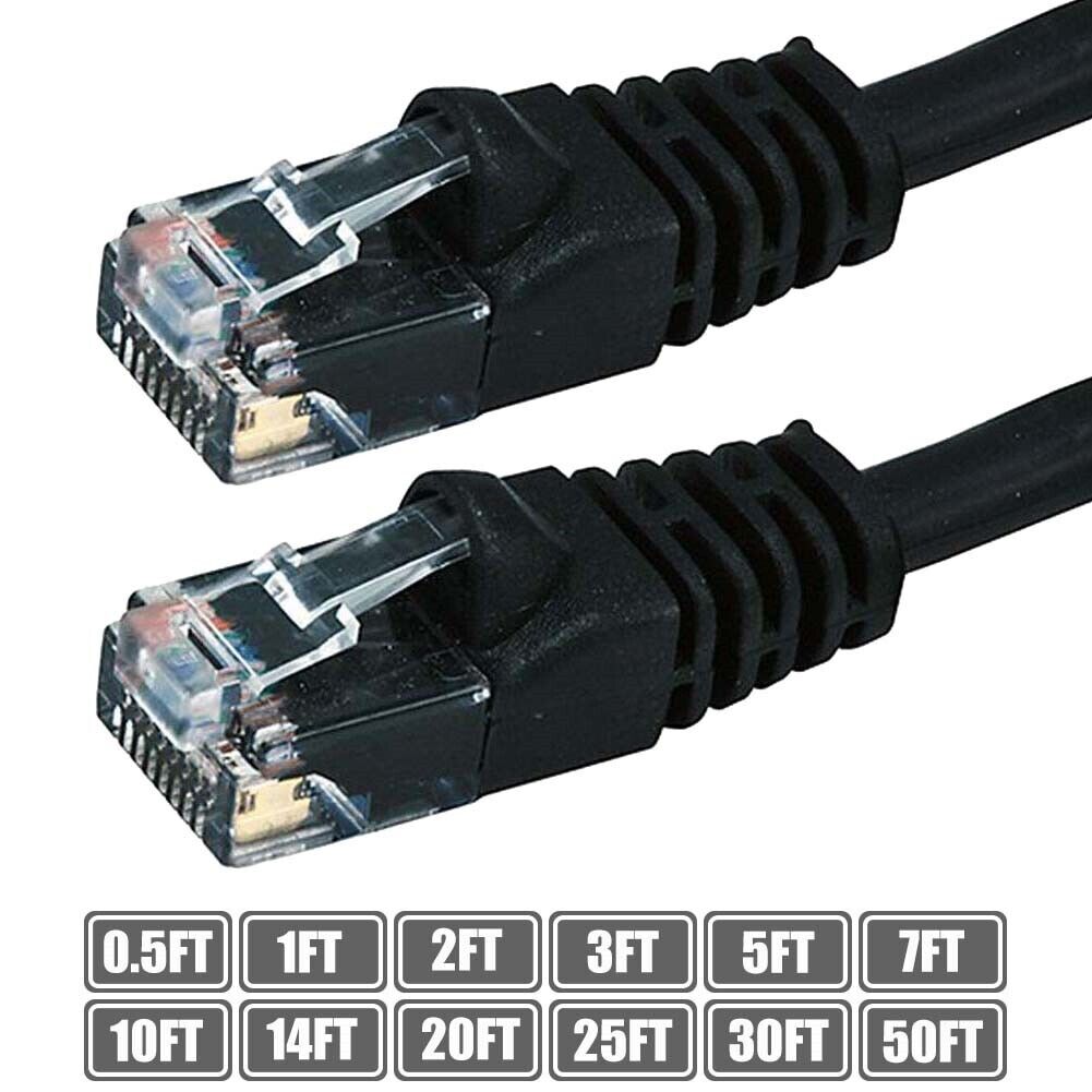 1-25FT Cat6 RJ45 LAN Internet Network Ethernet UTP Patch Cable Stranded Cord LOT